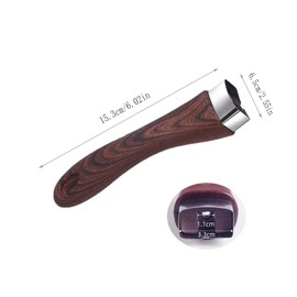 Vastsea Removable Pot Handle, Pot Handle, Pan Handle, Anti-scalding with Non-Slip Durable, for Cookware, Wok Pan, Saucepan (Brown Wood)