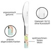 Puresigns WOODY Premium Kinderbesteck-Set: Ergonomisches 4-teiliges Edelstahlbesteck mit Waldtier-Motiven für