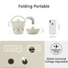 Drizzle Foldable Electric Cooker Travel Hot Pot - Dual Voltage