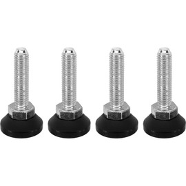 cyclingcolors 4 x Adjustable Foot Adjustment Screw Height Adjuster Galvanised Screw Furniture Feet Stand 550 kg Max M10 x 50 mm