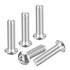 DTGN M10-1.5x40mm ボタンヘッドキャップボルト20パック ロードバイク マウンテンバイク 自動車 オートバイに最適 304ステンレススチール 白華処理仕上げ 六角ドライブファスナー