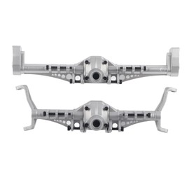 RC Metal Front Rear Axle Housing Shell for 1/10 RC Crawler Car for Axial Capra 1.9 UTBSilver