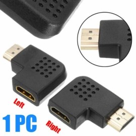 Unbranded 90 Degree Left/Right Angle Port Male To Female HDMI Adapter Connector HDTV LOT - Right