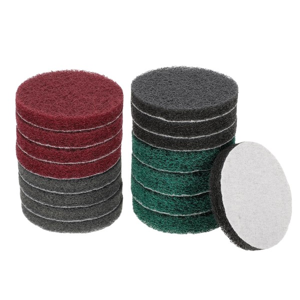 HARFINGTON 4pcs Scrubber Scouring Pads 180 400 800 1200 Grits