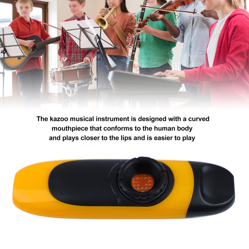 Kazoo Resin Environmental Protection ABS Performance Musical Instrument with Flute