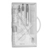Architect Set Professional Geometry Set 18 Compass And Protractor Set