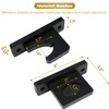 Elifinds Vertical Katana Wall Mount Holder Adjustable Samurai Sword Wall