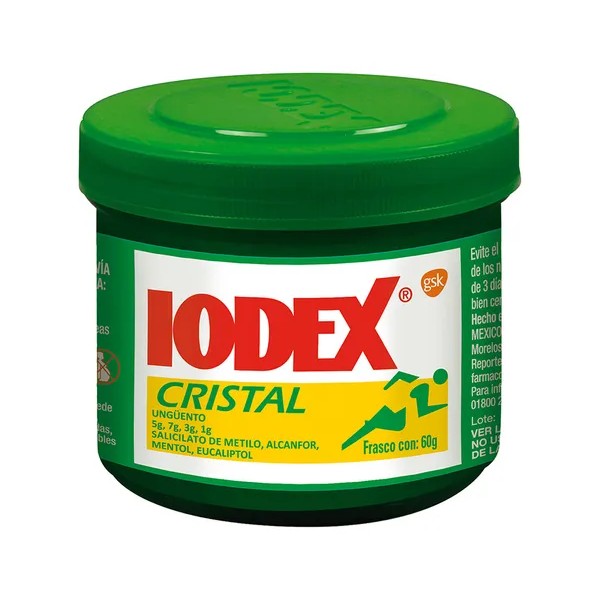 Iodex Cristal Ungüento, 1 Frasco 60 G