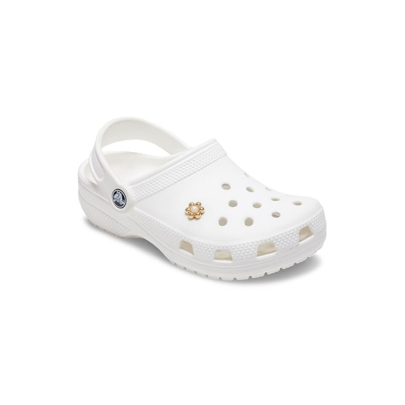 Crocs Gold and Pearl Tiny Flower, Jibbitz