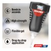 Loctite Super Glue Power Flex Control, Flexible Super Glue Gel,
