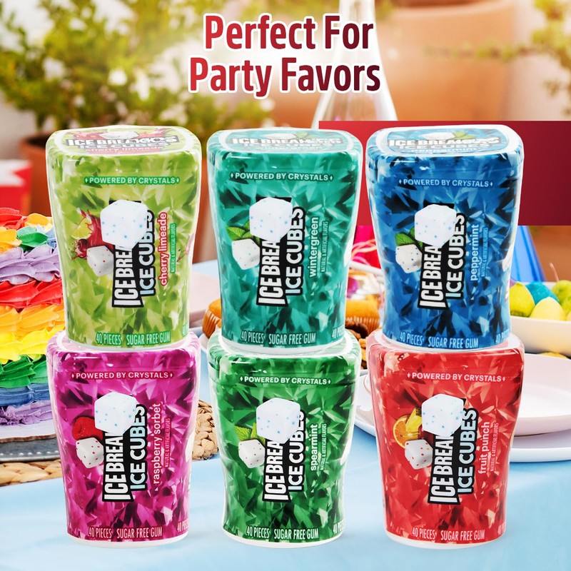 IceCubes Variety Pack - Sugar Free Refreshingly Cool IceCubes Gum