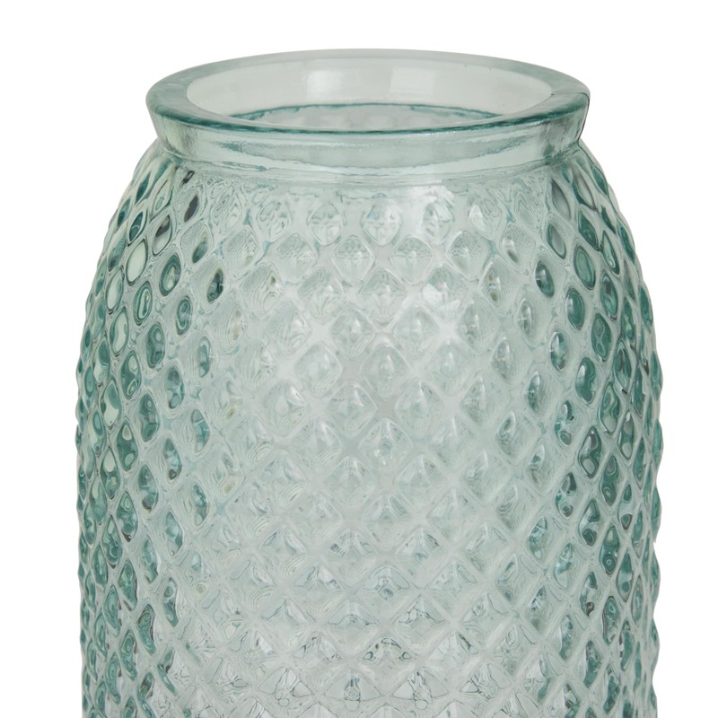 Deco 79 Recycled Glass Decorative Vase Spanish Decorative Container, Decorative