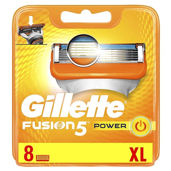 Gillette Männer Fusion5 Power Razor Blades Pack of 8