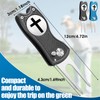 Golf Divot Repair Tool with Magnetic Ball Marker - Stainless