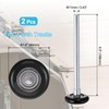 sourcing map 2pcs 1.8" Nylon Garage Door Rollers for 2"