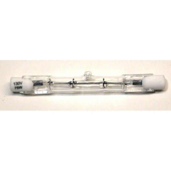 Higuchi J 1007-75 Watt Double Ended Halogen Light Bulb, 78mm Length, 120-130 Volts