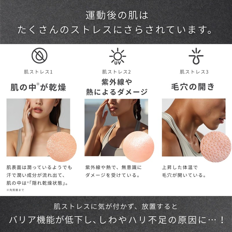 COSS Sagel All-in-One Gel, After Exercise, Skin Care, Moisturizing, Facial