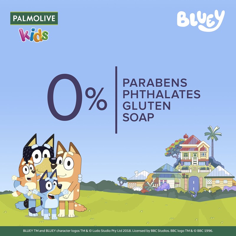 Palmolive 3 in 1 Kids Bluey Shampoo, Conditioner & Body