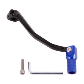GOOFIT Motorcycle Gear Lever Blue Aluminium Alloy Shift Pedal Folding Gear Replacement for Motorcycle ATV Dirt Bike