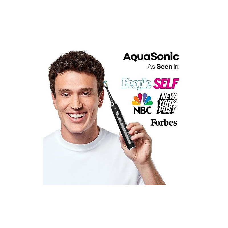 Aquasonic Elite Cepillo de dientes ultra blanqueador – Cepillo de