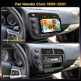 4G+128GB Android 15 Car Stereo for Honda Civic 1996-2001