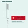 Heyalan Hand Held Shower Wand, High Pressure Handheld Head with