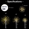 Lightshare 18" Starburst Light Lighted Ball 120 LED Firework Lights