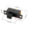 uxcell 10 Pcs High Knob 6 Pin 3 Position DPDT