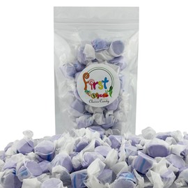 FirstChoiceCandy All Flavor Saltwater Taffy (Huckleberry, 1 Pound)
