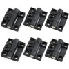 DELUXEFOX Torque Hinges Stop Hinges [Set of 6] Adjustable Torque