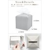 TOMOTHY Tissue Case, Stylish, Cute, Compact, Half Size, Tissue Cover