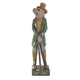 Fiesta Studios Rat Dapper Statue Vintage Clothing, Wind In The Willows H25cm