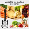 Black Cheese Grater, Stainless Steel Cheese Shredder, Handheld Graters for