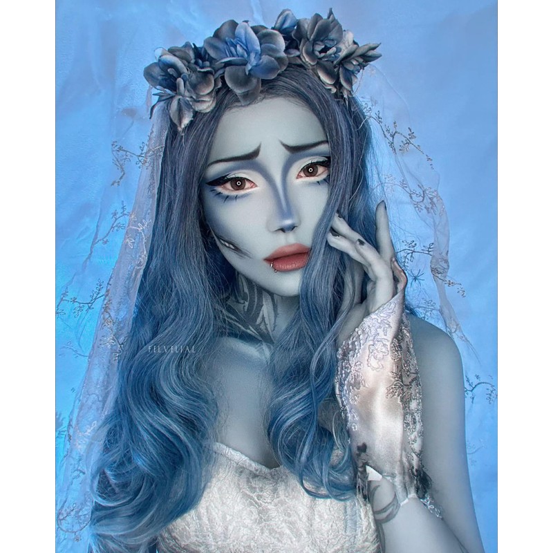 Honlley Halloween Sally & Corpse Bride Makeup Kit - Light