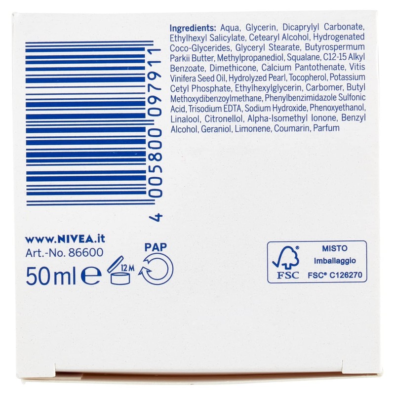 Set of 6 Nivea Visage Day Cream 50 Moisturising Revitalising