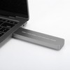 Hard Disk Box Aluminum Alloy USB3.1 to M.2 NVME/SATA SSD