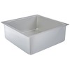 DECORA 0062606 Professional Baking Mould Square Made of Anodised Aluminium