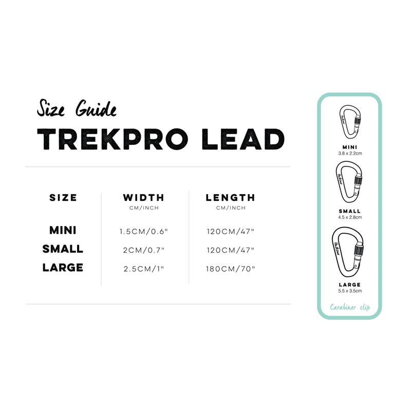 Huskimo Trekpro Dog Lead in Bells Beach - Mini