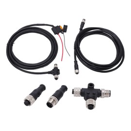 NMEA 2000 Starter Kit, Backbone Cable, Drop Cable, T-Piece, On-Site Installable Plug Replacement for NMEA 2000 Simrad Navico Networks