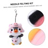 Operitacx 1 Set Penguin Studs Needle Felting Tools for Beginners