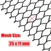 Modengzhe 40 x 13 inch Car Grill Mesh Sheet, Black