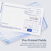 2 Part Short Credit Card Imprinter Sales Slips, Pack of