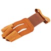 Tiardey Finger Guard Artificial Cow Leather Archery 3 Finger Guard