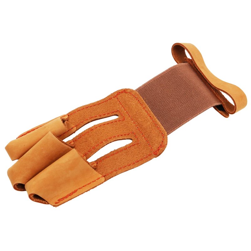 Tiardey Finger Guard Artificial Cow Leather Archery 3 Finger Guard