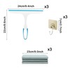 Littlegaofeithing Shower Squeegee, Shower Cubicle Squeegee, Squeegee for Mirrors, Windows,