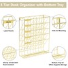 TQVAI Wall File Organizer, 5 Tier Hanging File Organizer with