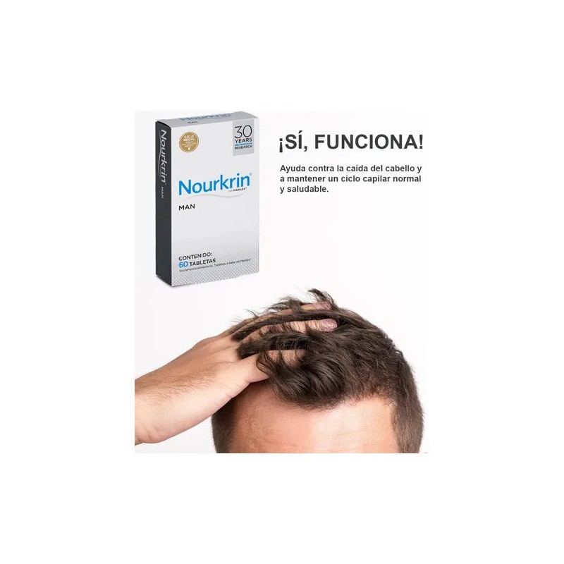 Pack 2 Nourkrin Man Tratamiento Anticada Hombre 60tabs