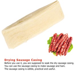 Fdit Edible Drying Sausage Casing for Flavorous Homemade Sausages Ham for Kitchen Accessories (2.8-3cm/ 1.10-1.18in)