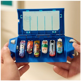 HEX BOTS Nano On-The-Go Launcher with 1 Bonus Flash Nano, Autonomous Mini Robot Sensory Toy and Carrying Case, Toy Playsets for Kids Ages 3 and up