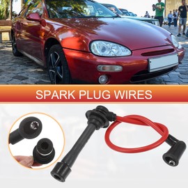 ACROPIX Car Spark Plug Coil Wires Ignition Coil Harness Cable 7mm Fit for Mazda Miata 1990-1997 1999-2000 1.6L 1.8L No.BPE818140A/B61P18140B - Pack of 4